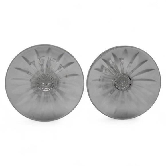 Galway Irish Crystal Candle Holders With Intricate Design - Set Of 2 - Picture 3 of 4